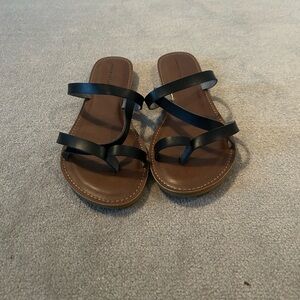 Aeropostale Black Sandal